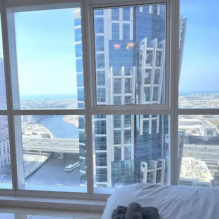 Deluxe Apartment With Panoramic View Near Metro دبي المظهر الخارجي الصورة