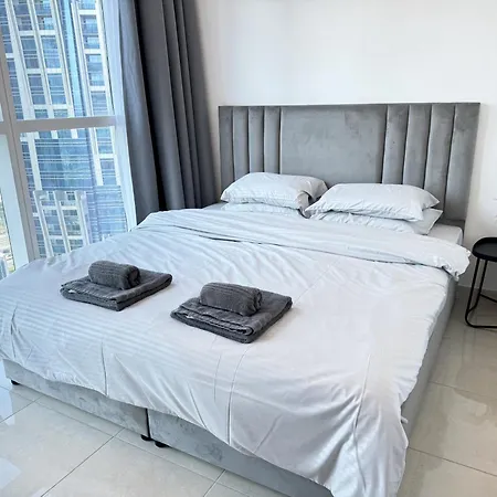 Deluxe Apartment With Panoramic View Near Metro دبي المظهر الخارجي الصورة